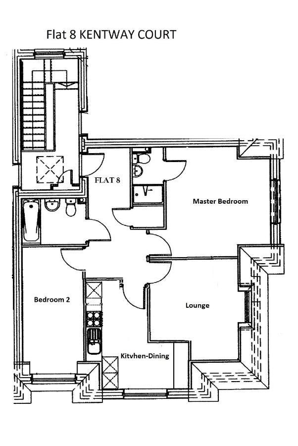 2 Bedroom 2 Bathroom Apartment 8 Including Free Parking Bromley Eksteriør bilde